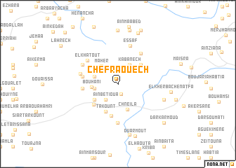 map of Chefraouech