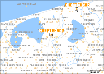 map of Chefteh Sar