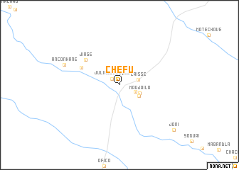 map of Chefu