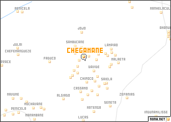 map of Chegamane