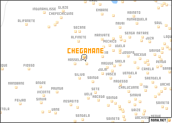 map of Chegamane