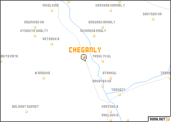 map of Cheganly