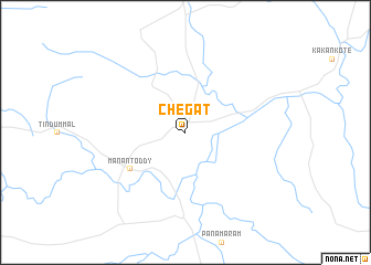 map of Chegāt