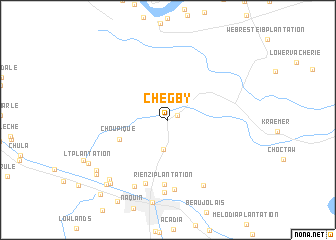 map of Chegby