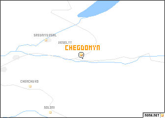 map of Chegdomyn