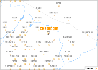 map of Chegirgir