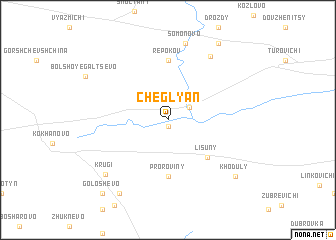 map of Cheglyan