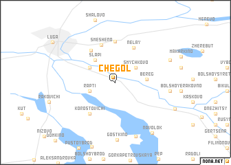 map of Chegol\