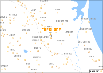 map of Cheguane