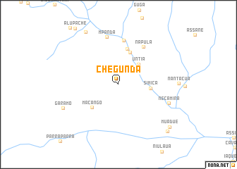 map of Chegunda