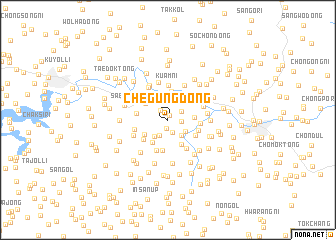 map of Chegung-dong