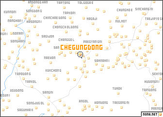 map of Chegung-dong