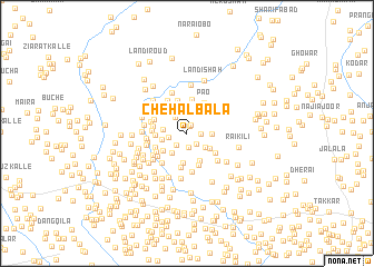map of Chehal Bala