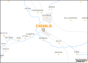 map of Chehalis