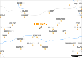 map of Chehama