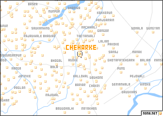 map of Cheharke