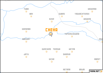 map of Cheha