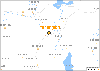 map of Cheheqiao