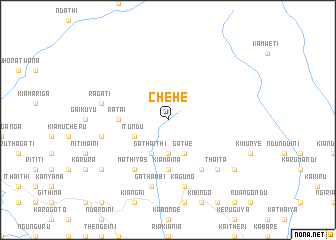 map of Chehe
