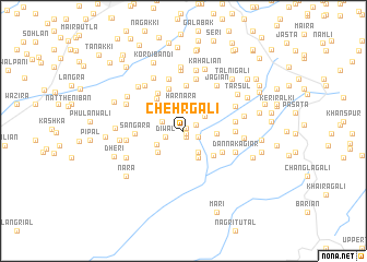 map of Chehr Gali
