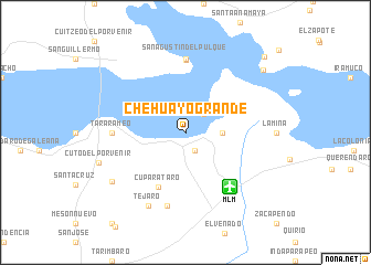 map of Chehuayo Grande