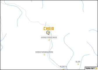 map of Cheia