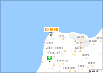 map of Cheïba