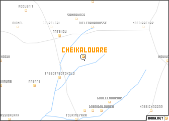 map of Cheïka Louaré