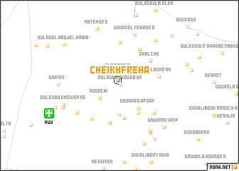 map of Cheïkh Freha