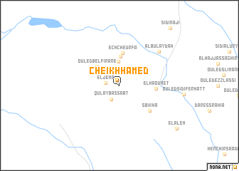 map of Cheikh Hamed