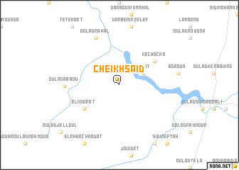 map of Cheïkh Saïd