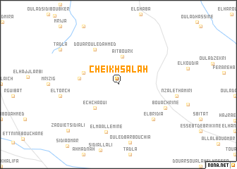 map of Cheïkh Salah