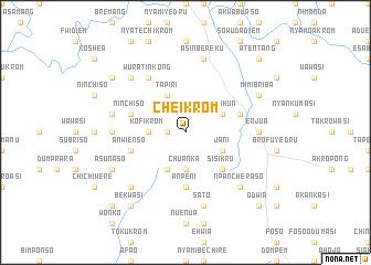 map of Cheikrom