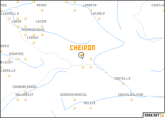 map of Cheiron