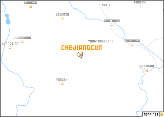 map of Chejiangcun