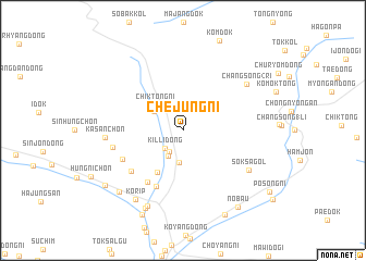 map of Chejung-ni