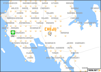 map of Cheju