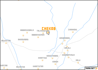 map of Chek Āb