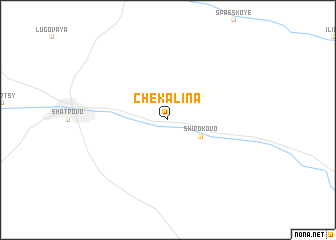 map of Chekalina