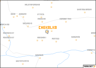 map of Chekalka