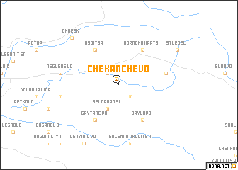 map of Chekanchevo