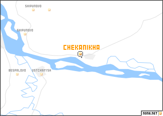 map of Chekanikha