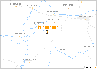 map of Chekanovo