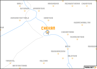 map of Chekan