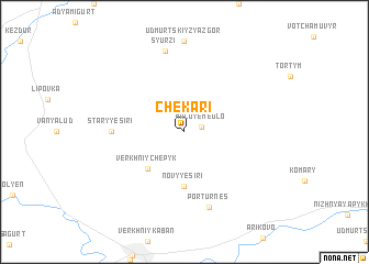 map of Chekari