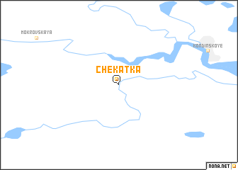 map of Chekatka