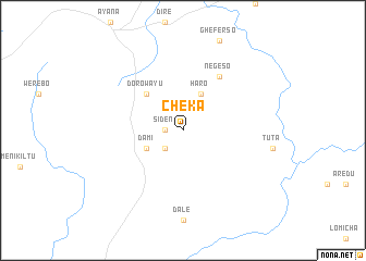 map of Chʼēka