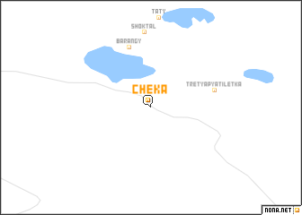 map of Cheka