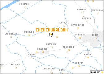 map of Chekchuwaldak