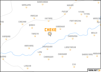 map of Cheke